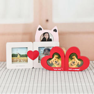 Wholesale Pet Memory Hand Craft Heart Shape Wooden Picture <strong>Frame</strong> for Pets Lovers - Product Image 3