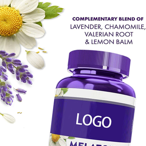 Gomitas de melatonina OEM ODM con extracto de flor de Manzanilla, bálsamo de limón, compatible con el sueño profundo, suplementos de salud para el sueño reparador - Product Image 2