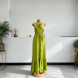 Abito Estivo da Donna all'Ingrosso, Nuovo Modello per Vacanze, Stampa Floreale, Casual, Spalle Scoperte, Vestibilità <span class=keywords><strong>Slim</strong></span> - Product Image 3