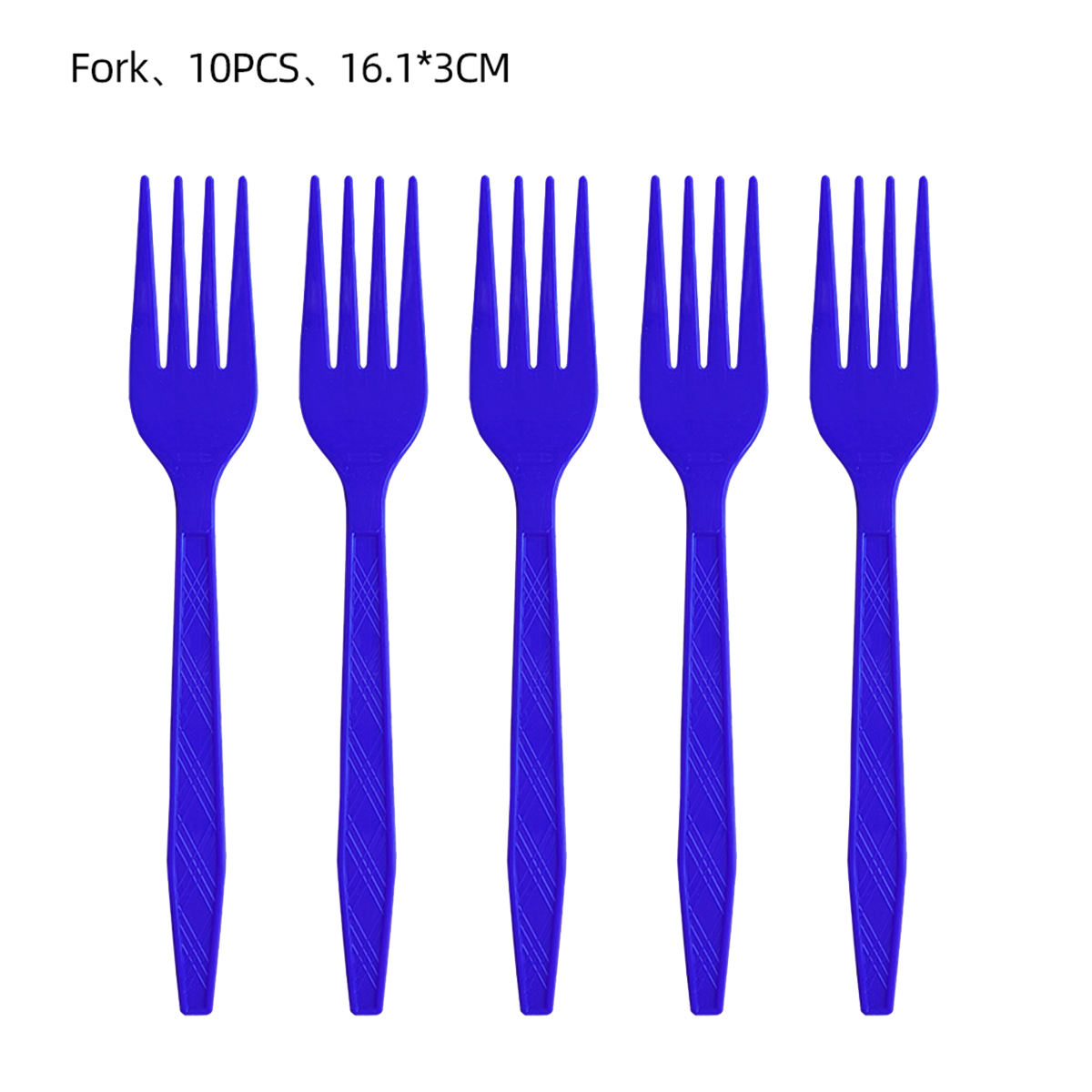 Fourchette bleu foncé