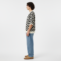 Cardigan en maille pour homme, tricot à œillets, devant ouvert, pull streetwear, esthétique décontractée, coupe ample, luxe discret, mode urbaine, pull