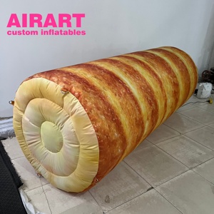 Pan Tostado Inflable Publicitario para Panadería, Galletas Divertidas en Forma de Globo, Globo Inflable de Queso Grande - Product Image 5