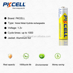 Bán buôn PKCELL Bán Chạy nhất 1.2V Ni-MH AA 1300mAh có thể sạc lại pin cho đồ chơi đèn pin - Product Image 6