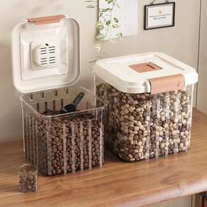 PP <strong>Cat</strong> &amp; Dog Food Sealed Pet Food Storage <strong>Barrel</strong> 20L <strong>Cat</strong> Food BPA-Free Material - Product Image 3