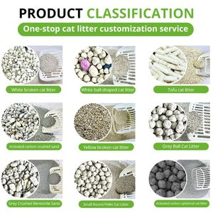 ทรายแมวแบบถ่านกัมมันต์มีฝุ่นต่ำแบบปรับแต่งได้ - Product Image 3