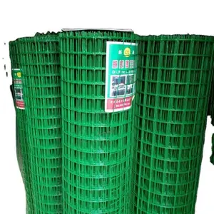 Fornecimento direto da fábrica 3ft altura cor verde PVC Revestido Soldado Wire Mesh Rolls