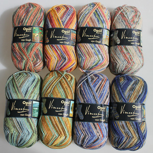 Opal Vincent Van Gogh calcetín hilo <span class=keywords><strong>Merino</strong></span> Nylon mezclado color tejido a mano para calcetín chal bufanda suéter - Product Image 2
