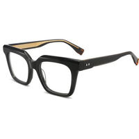 Montures de lunettes tendance de haute qualité en acétate noir épais, bloquant la lumière bleue, pour femmes