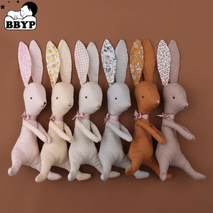 Cadeau de Pâques : Peluche Lapin Bébé, Jouet Apaisant pour Nouveau-né, Jouet Éducatif Doux pour Nourrisson, Accessoire Photo pour Bébé - Product Image 1