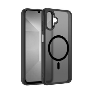 Funda de teléfono magnética translúcida para <span class=keywords><strong>Samsung</strong></span> A17 S25 Ultra 24 Plus S23 S22 A25 A06 A56 A16 A26 cubierta de <span class=keywords><strong>cargador</strong></span> inalámbrico mate de piel - Product Image 2