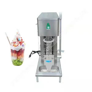 Meyve dondurma Blender makinesi ticari Mcflurry makinesi 220V otomatik meyve dondurma yapma makinesi