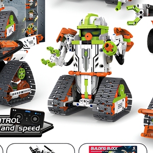 Set de Construcción de Robots STEM de Plástico de 539 Piezas, Vehículo de Pista RC Inalámbrico, Ladrillos DIY, Juguete con Control Remoto y <span class=keywords><strong>App</strong></span> - Product Image 4