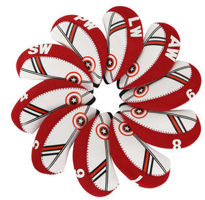 Couvre-chef de <span class=keywords><strong>golf</strong></span> de grande qualité 10 pièces Couvre-chef de club de <span class=keywords><strong>golf</strong></span> 4,5,6,7,<span class=keywords><strong>8</strong></span>,9,AW, PW, Lw, <span class=keywords><strong>SW</strong></span> - Product Image 1