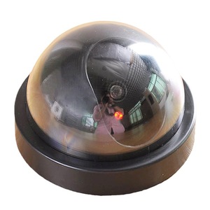 Hemispherical Simulation Camera Plastic With Light Home Protection Surveillance Accessory - Product Image 5