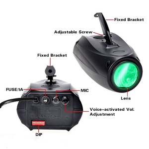 64 5 Perles Mmled Dmx RGBW Led Ariship Magic Patterns Light Pour Club Disco Dj Bar - Product Image 2