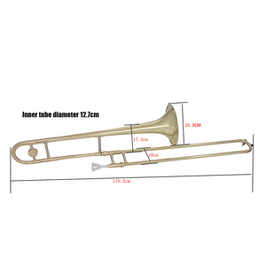 SLADE Fabricant et Distributeur d'Instruments de Musique Personnalisés – Trombones Laqués Bb Alto avec Étui – Vente en Gros à Prix Abordable pour Commandes en Gros - Product Image 6