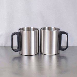Stainless Steel Travel <b>Mug</b> <b>Set</b> Double Wall Vacuum Insulated With Handle Minimalist Design For Outdoor Use - Product Image 4