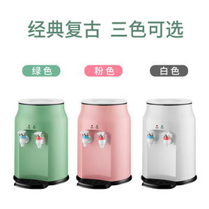 Dispensador de agua de sobremesa, tipo frío y caliente, carcasa de plástico, alimentación eléctrica, para escritorio, oficina, uso estudiantil. - Product Image 4