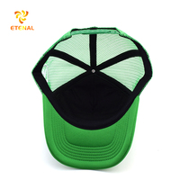 Casquette de camionneur Y2K Hip Hop en maille mousse verte avec logo brodé personnalisé pour performance en extérieur et plage