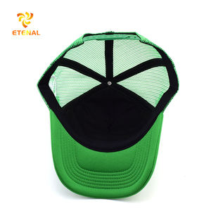 Casquettes de camionneur personnalisées avec logo brodé, couleur verte, en mousse et maille, style Y2K, hip-hop, plage, performance - Product Image 4