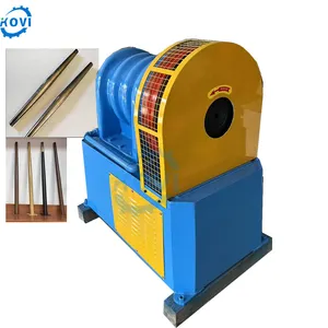 square tube swaging machine leg tapering pipe shaping end forming taper pipe reducer machine