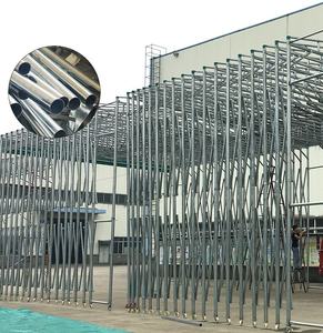 <span class=keywords><strong>Tente</strong></span> mobile de stockage d'entrepôt avec roulettes Cadre en acier galvanisé pour les chantiers de construction de carports - Product Image 3