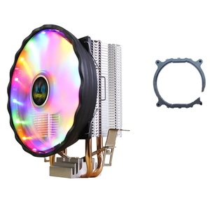 2011 Silent X99 12cm Desktop CPU Cooling <b>Fan</b> Luminous Temperature Control Heat Pipe Heatsink Radiator for <b>Computer</b> - Product Image 2