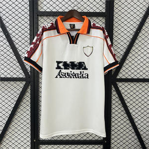 Maßgefertigter 05-92 Roma Nr. 10 Totti Retro Herren Fußballtrikot 100% Polyester Wärmeübertragungsdruck Dehnbar Atmungsaktiv - Product Image 3