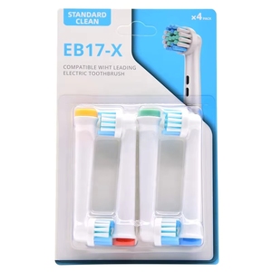 4 Pack in Stock Oral <b>Toothbrush</b> Brush <b>Heads</b> - Product Image 3