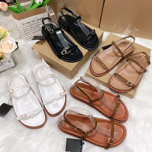 Sandales pour femmes 2025, style européen et américain, à enfiler, pour l'été et l'extérieur, style africain - Product Image 1
