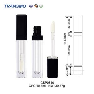 Emballage de gloss à lèvres avec gros pinceau, logo personnalisé, tubes d'huile à lèvres 8,5 ml, tubes de gloss à lèvres vides avec gros pinceau - Product Image 2