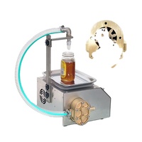 Petite machine de remplissage de miel, machine de remplissage manuelle, machine de remplissage avec balance