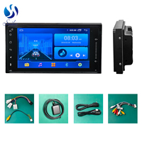 Radio de Coche Portátil Android 2 Din de 9 Pulgadas, Autoradio Estéreo con Navegación GPS, WIFI, Transmisor FM, Enlace Telefónico, 1 Año de Garantía