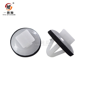 Car Door Panel Clips D79 15.3mmx7.8mm White Yellow Plastic Interior Trim Fasteners For Car Soundproof Panel - Product Image 3