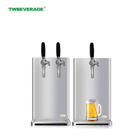 Distributeur de bière pression durable pour comptoir de bar, 262W, refroidissement 0.5-8 ℃   Machine à distribuer de la bière pour les boîtes de nuit et les événements