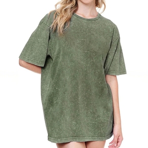 T-Shirt Personalizzata OEM/ODM <span class=keywords><strong>di</strong></span> Alta Qualità, Unisex, con Spalle Scese, Stile Streetwear, Logo Stampato, Design Semplice, Collo Corto, per <span class=keywords><strong>Donna</strong></span> - Product Image 3