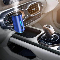 Diffuseur d'air frais pour voiture, diffuseur intelligent pour sortie d'air, machine d'aromathérapie montée sur véhicule, 3 modes d'éclairage réglables, connecté au Tmall Genie
