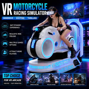 Simulateur de course de moto VR de dernière génération pour usage en intérieur, centres commerciaux, salles de jeux, parcs d'aventure, construction en fibre de verre et métal 1 - Product Image 1