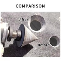 Forets de chanfreinage cylindriques diamantés pour trous existants dans le marbre, le verre, la céramique - Personnalisable OEM