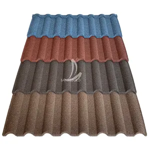 Decorative stone coated metal roof tiles, south Africa curved aluminum zinc roofing sheets cheap factory prices thatch tiles