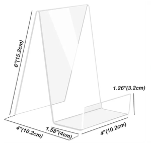 Support de livre en acrylique Support pour tablette Porte-revues Lucite Usine <span class=keywords><strong>Chevalet</strong></span> de livre en acrylique personnalisé pour affichage Livre Cahier Feuille de <span class=keywords><strong>musique</strong></span> - Product Image 2