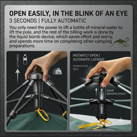 Tente de camping ultralégère, portable et pliable pour 1-2 personnes, idéale pour les voyages en plein air, le camping, la randonnée et le trekking - Offre spéciale