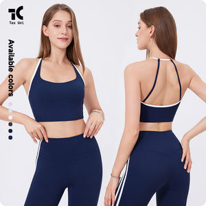 Camiseta Deportiva de Tirantes Finos Ajustables, Transpirable, de Secado Rápido, con Copa Integrada, para Entrenamiento, Running y Yoga, Estilo Americano - Product Image 1