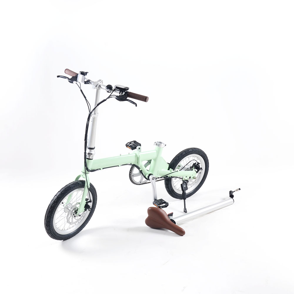 Vélo électrique pliable léger de 16 pouces, 250w