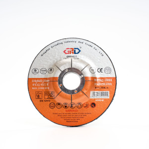 Disque à angle personnalisé <span class=keywords><strong>de</strong></span> haute dureté 115*6*22.23mm, en aluminium dépressé, liant résine, 80m/s, extra fin, GRD T27, pour ébavurage - Product Image 2