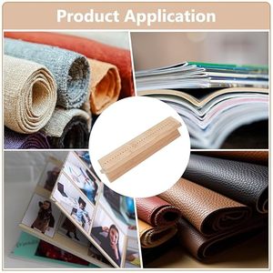 Strumenti Portatili per Rilegatura Libri, Culla per Rilegatura in Bambù con Punzone, Kit per Rilegatura Libri Fai-da-Te - Product Image 5