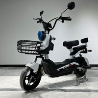 Bicicleta eléctrica clásica de 14 pulgadas, ciclomotor eléctrico, Scooter Eléctrico para desplazamientos urbanos