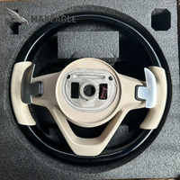 Accessoires de volant améliorés en fibre de carbone pour Mercedes-Benz Classe A, B, E, G, GLA, CLA, GLC, GLS, GLE, C (W205, W204, W213, W222) – Mise à niveau de l'ancien au nouveau