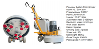 Ponceuse à béton autotractée pour revêtements époxy terrazzo, ponceuse planétaire pour sols en béton, moteur et boîte de vitesses 15KW 380V-440V