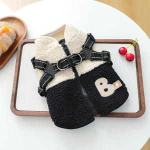 Gilet Imbottito per <span class=keywords><strong>Cani</strong></span> con Guinzaglio, Cappotto Invernale in Lana d'Agnello per <span class=keywords><strong>Razze</strong></span> Piccole, Uso Esterno, Compleanno, Primavera, Tempo Libero, <span class=keywords><strong>Taglia</strong></span> XS - Product Image 4